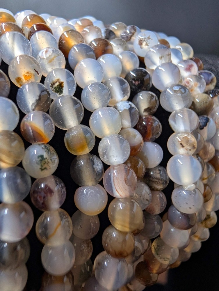 Earthbound Harmony Botswana Agate Bracelet 4 mm