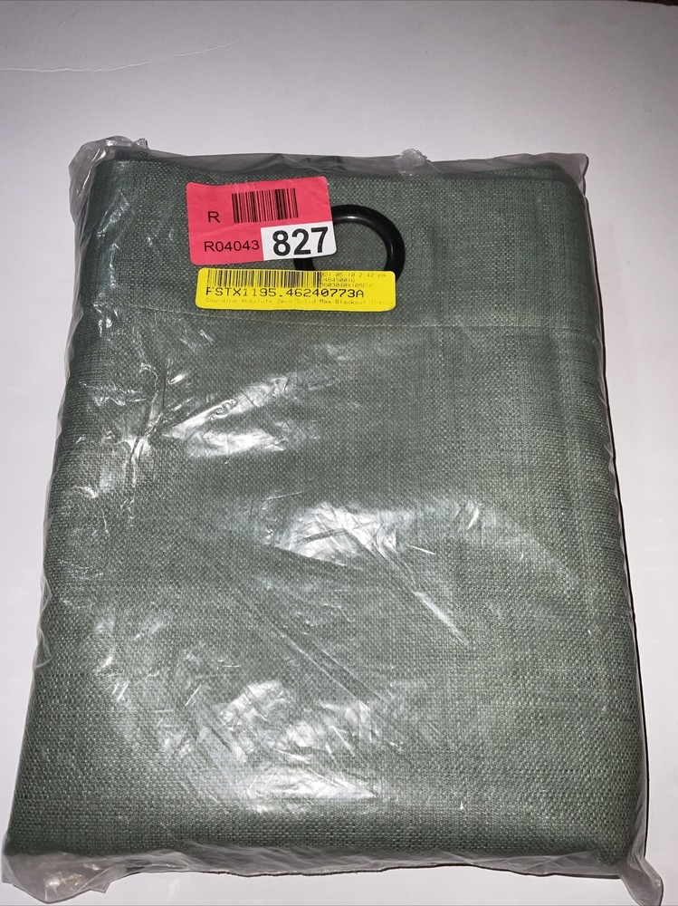 Gourdine Absolute Zero Solid Max Blackout Thermal Single Panel Eucalyptus 40x108