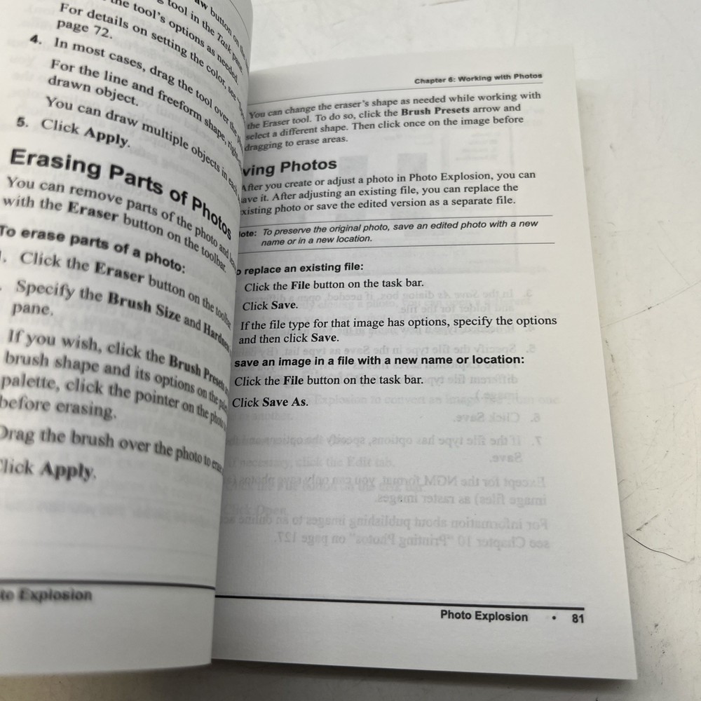 Photo Explosion Deluxe Version 5 The Computer Digital Photo Editing Software