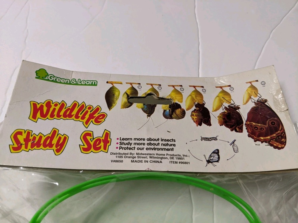 Vintage Green And Learn Wildlife Study Set