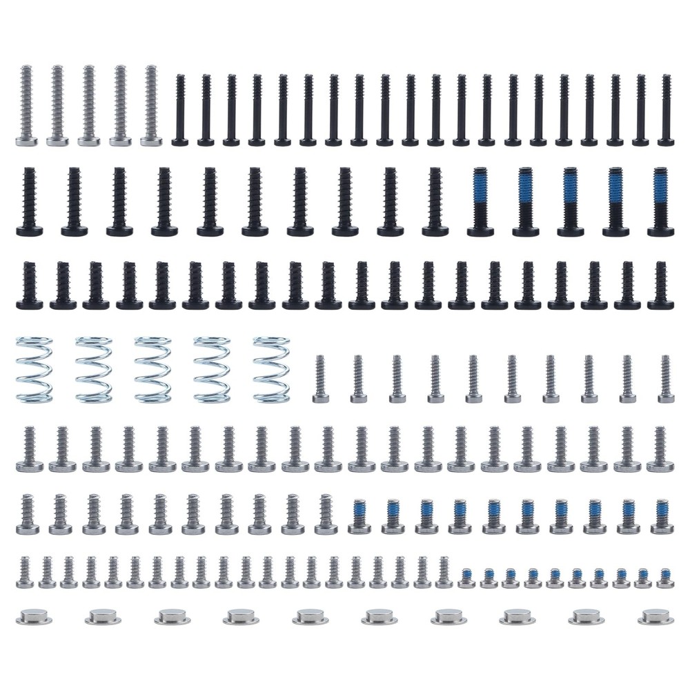 Imdinnogo 3D Printer Accessories Screws Assortment Kit for M2-2.5, Silver