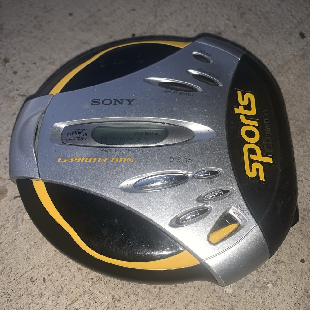 Sony D-SJ15 Discman CD Walkman Player Tested Working