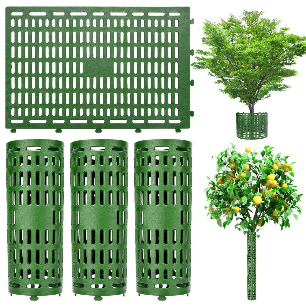 3 Pack Tree Trunk Protector Wrap Mesh Plant Covers Tree Tubes for Seedlings
