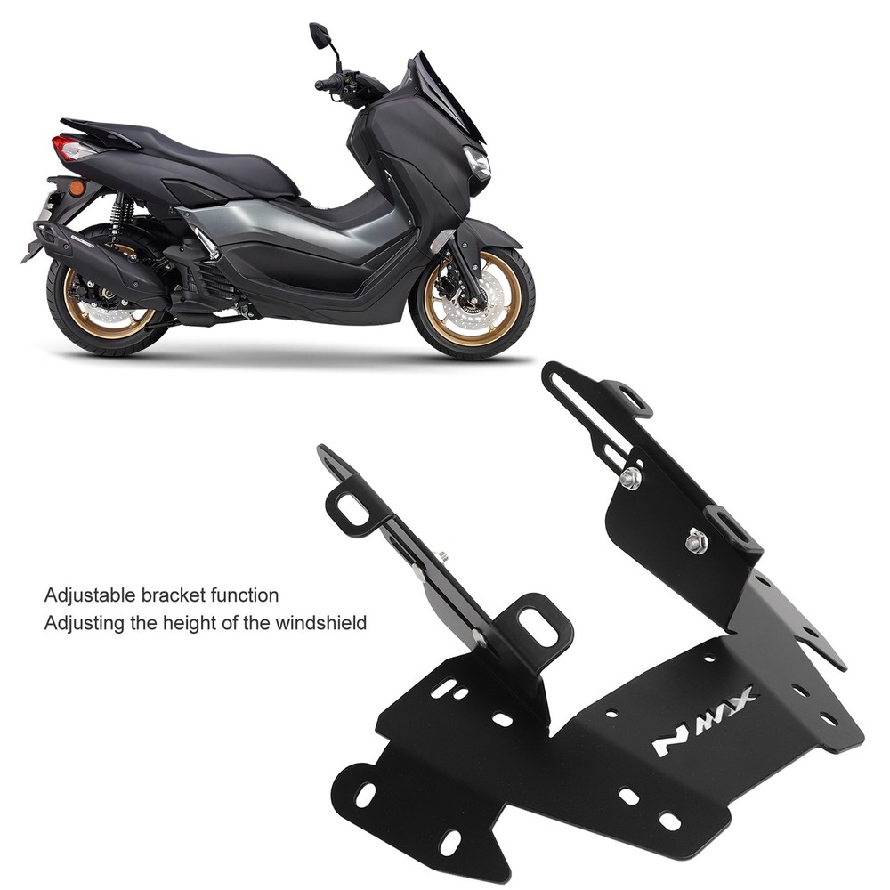 3PCS Motorcycle Bracket Adjustable Black Strong Stability Replac MIHZ