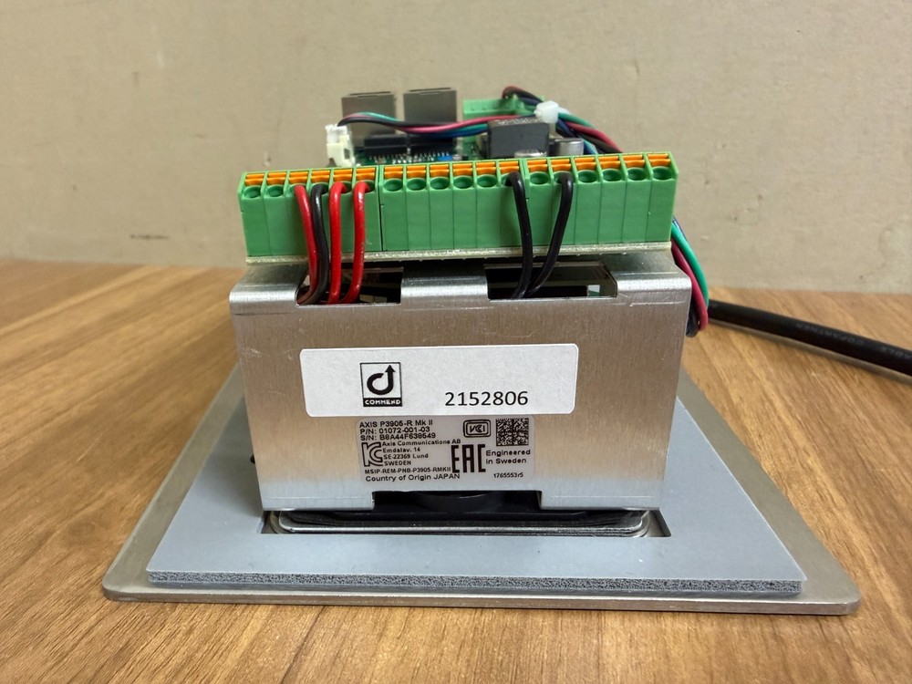 Commend Camera Intercom Panel ES931HCW REV F