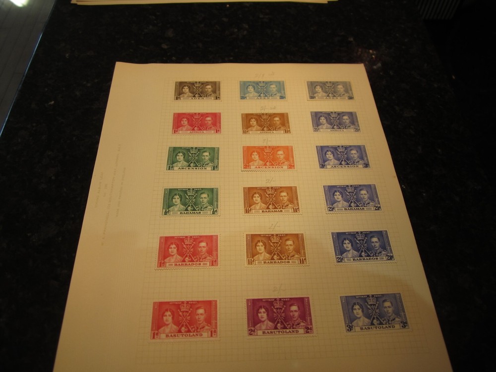 British Commonwealth Stamp Collection - Mostly Mint - 10 Pages