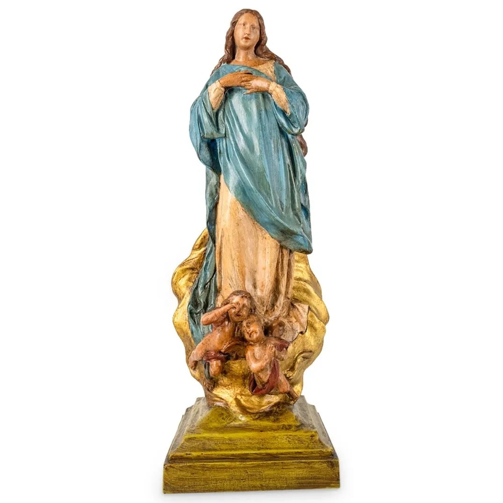 Madonna Terracotta Sculpture