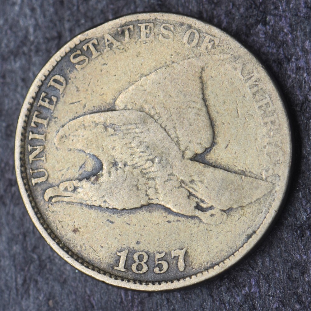 1857 Flying Eagle Cent 1C - COINGIANTS -