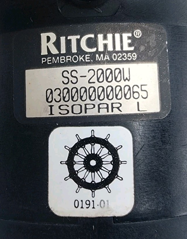 Ritchie Marine SS-2000W Supersport Compass Flushmount White Pre Owned
