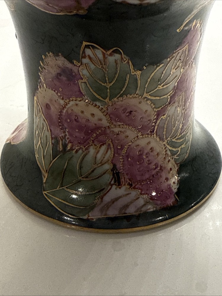 Andrea By Adela Hand Painted Fruit Vase 10”