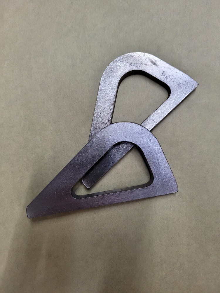 WELD ON FRAME RACE CAR EQUIPMENT TRAILER TIE DOWN CHAIN STRAP HOOK LOOP  2PCS.