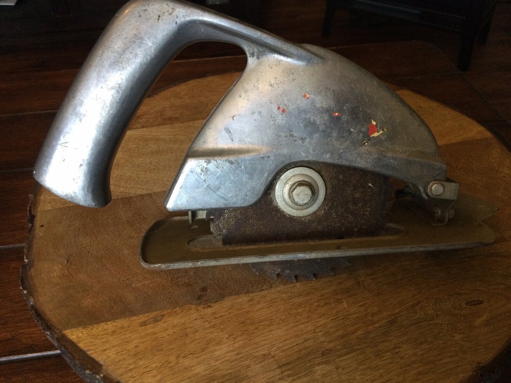 Vintage Circular Saw Power Drill Accessory 4” Spinning Blade