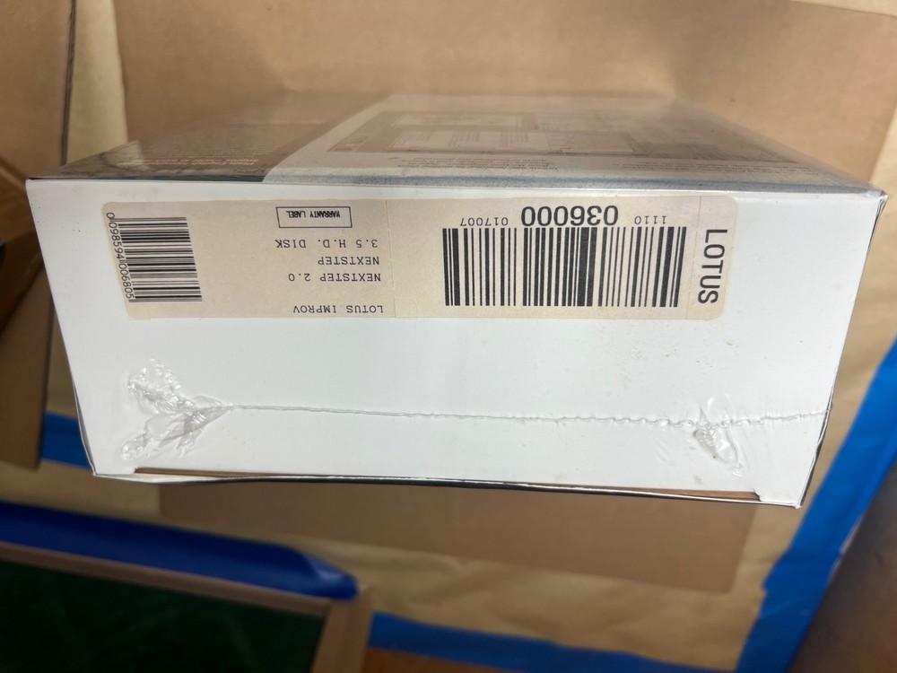 Lotus Improv For NeXT Computer Sealed un-opened