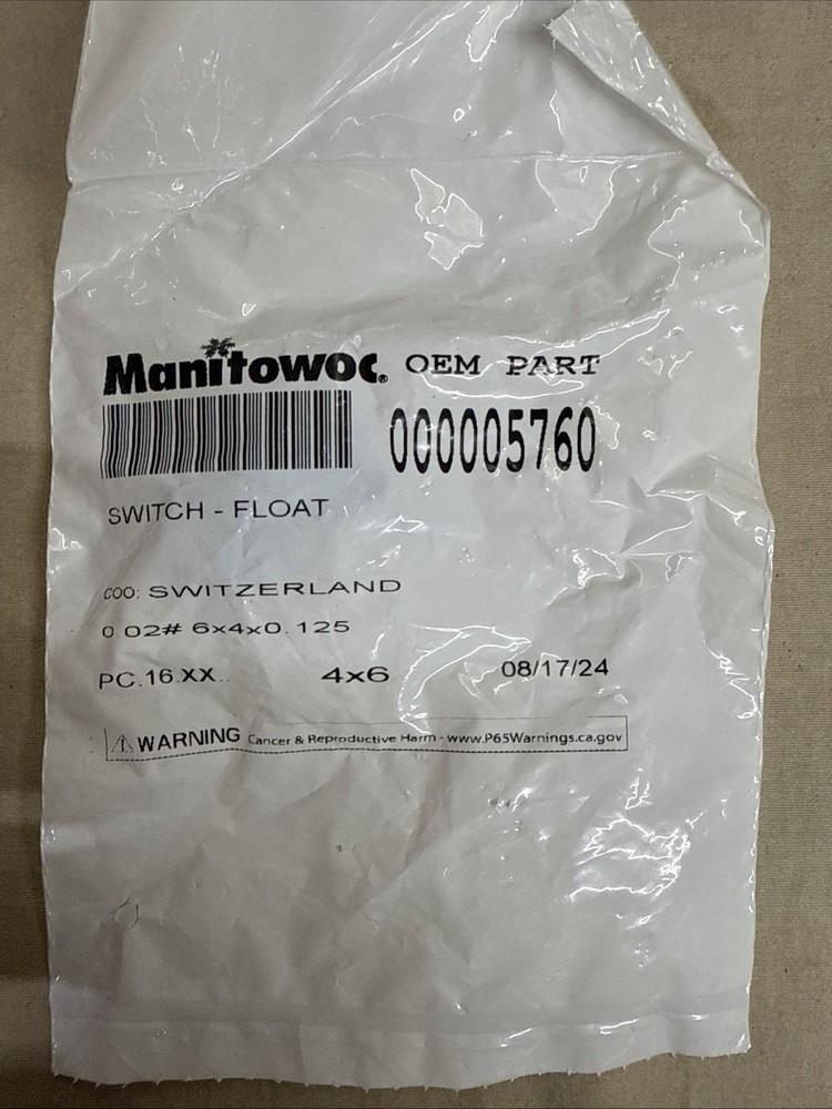 Manitowoc Ice Switch - Float 000005760 -