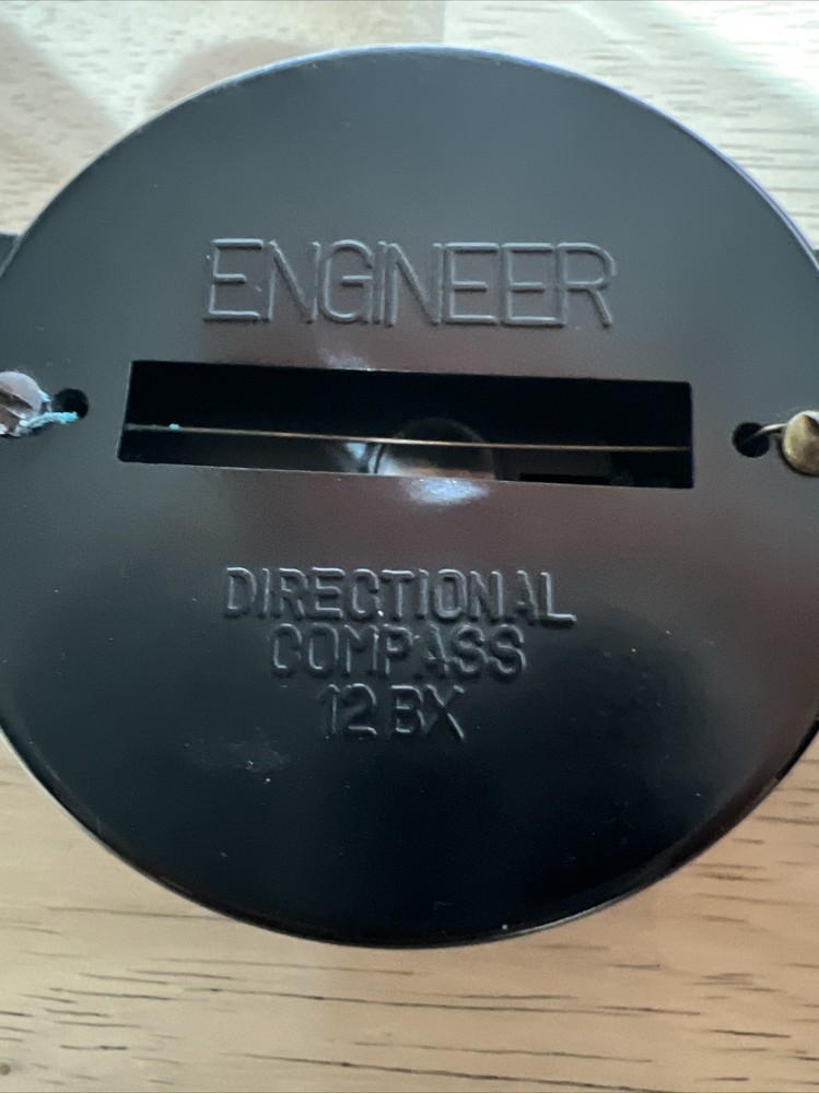 Vintage Engineer Lensatic Compass. Lot 219
