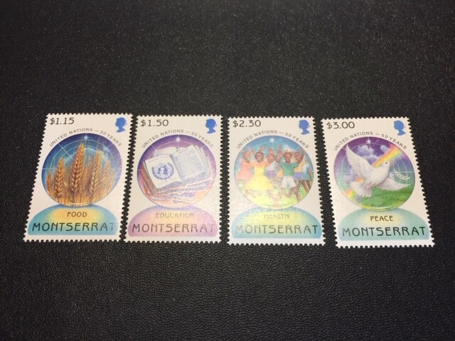Montserrat stamp 873-876 MH