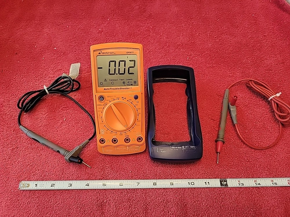ACTRON Catron CP7677 Auto Digital Multimeter & Engine Analyzer
