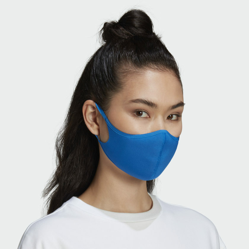 adidas Face Mask Cover (3 Pack) Blue
