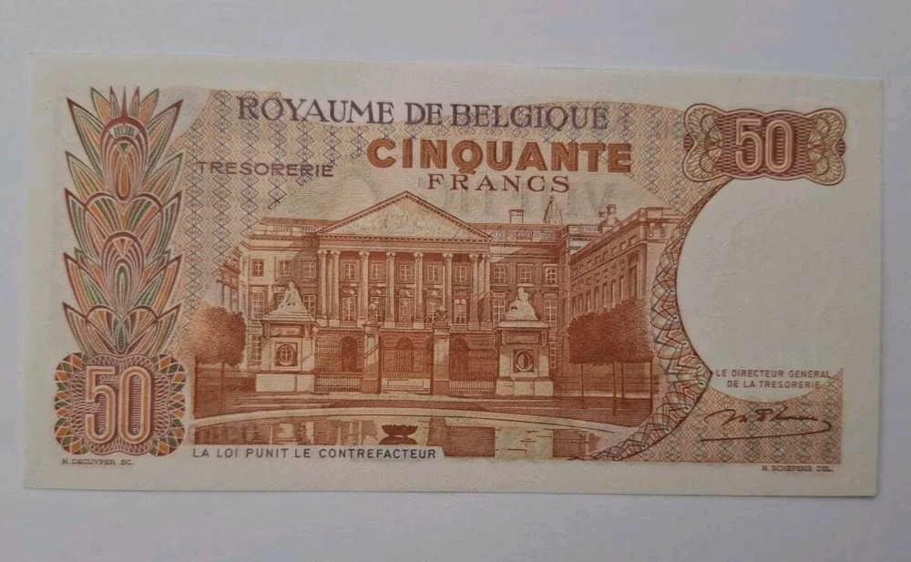 Belgium 50 Francs 1966 UNC P-139