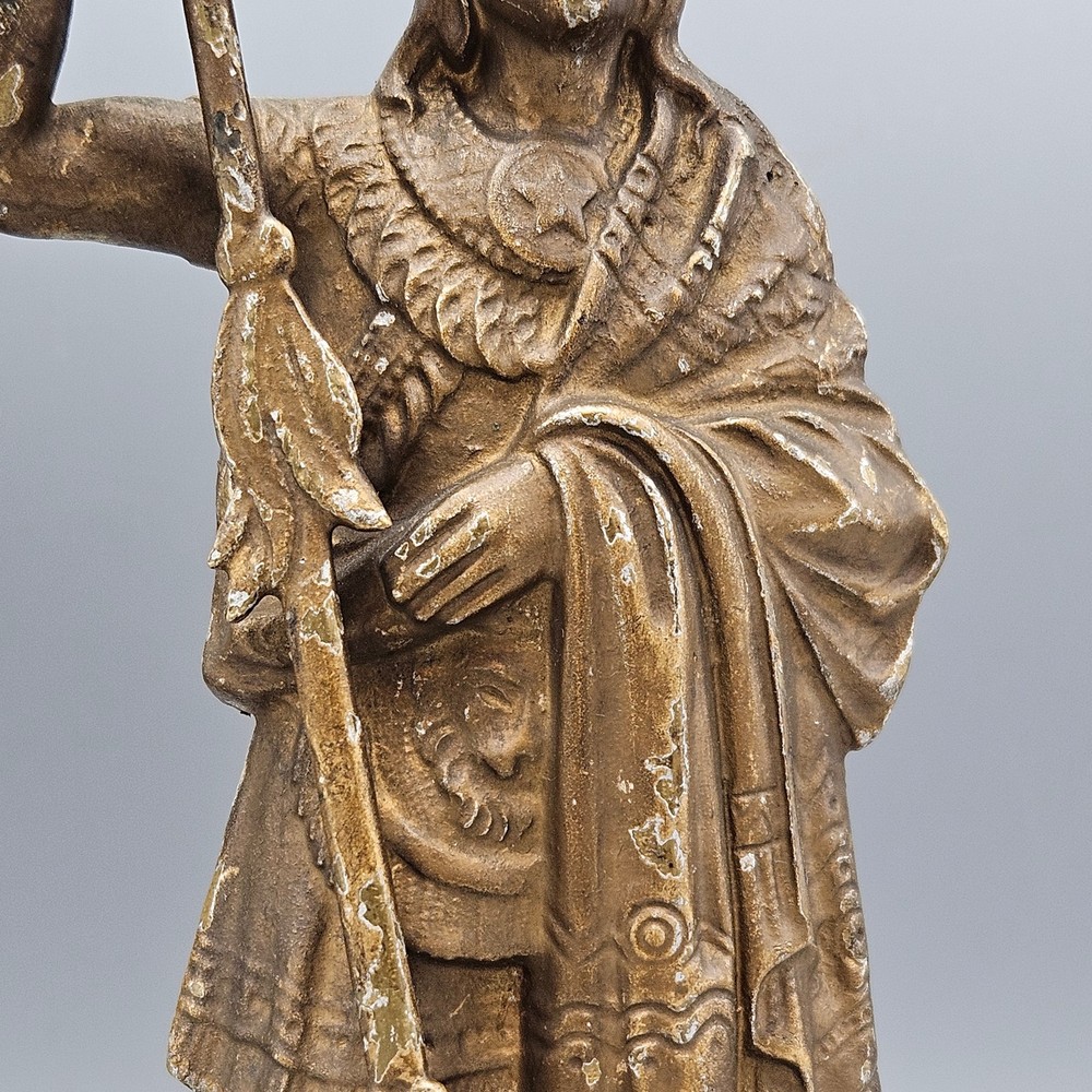 Pair Native American Warrior Bookends