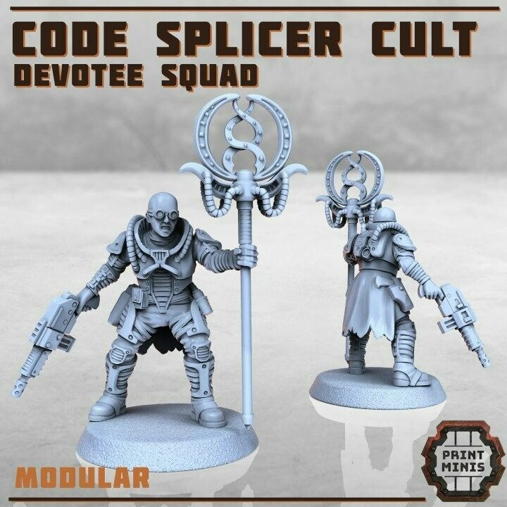 Devotee Squad Code Splicer Cult Religious Intergalactic Super Soldiers Marines S