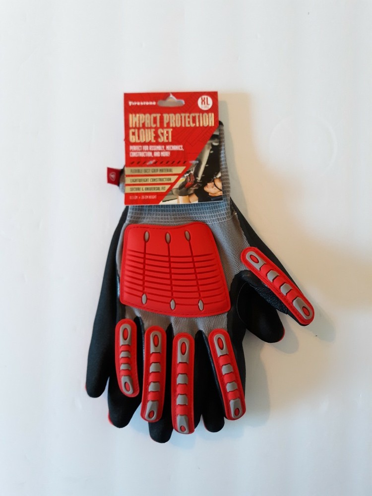 NWT Firestone IMPACT PROTECTION GLOVE SET Size: X-Large