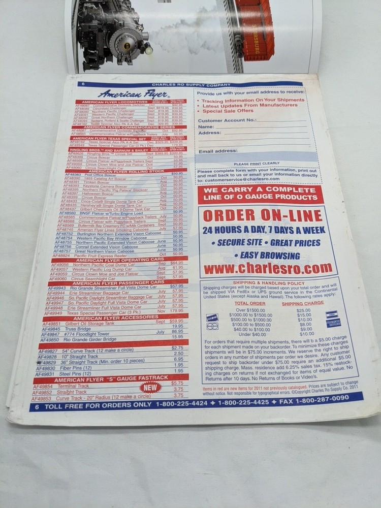 Lionel 2011 Ready To Run Catalog