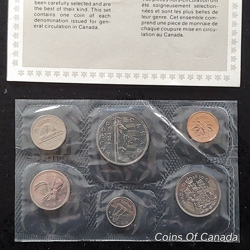 1984 Canada Prooflike 6 Coin Original Set Multiple Sets Available #coinsofcanada