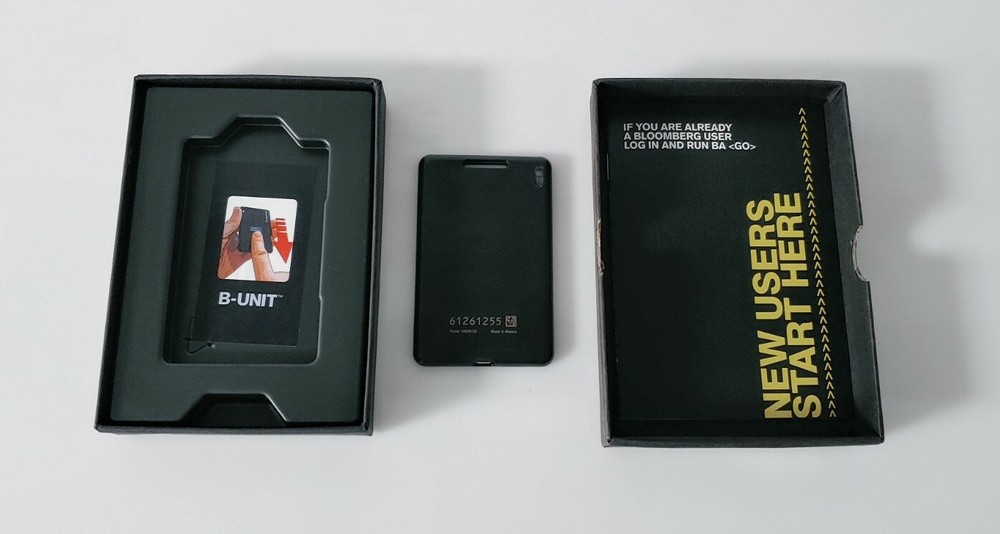 Bloomberg B - UNIT Personal Finger Print Scanner Unit w/ Box Guide