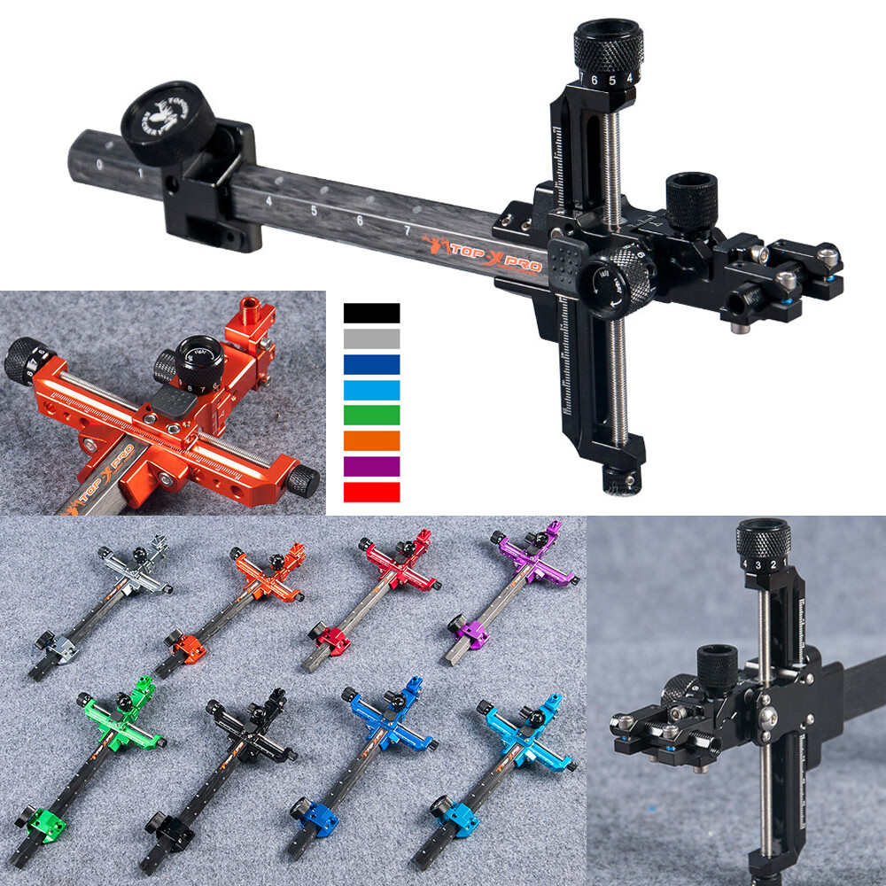 TP8810 Compound Bow Sight Carbon Rod Adjustable Competition Archery Target Shoot