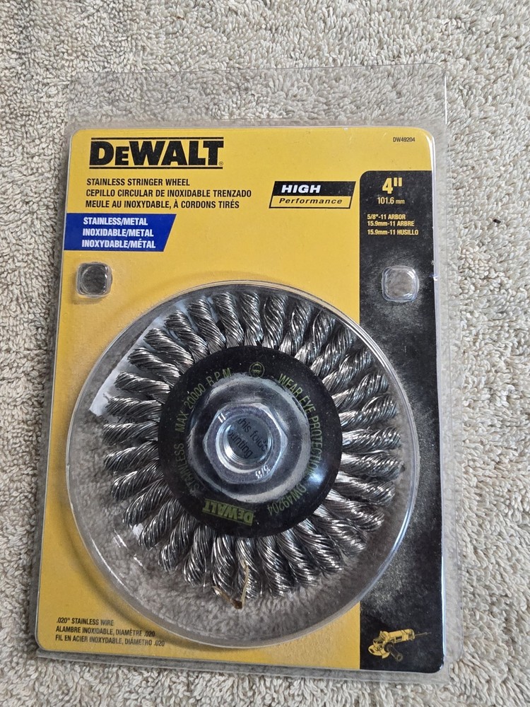 Dewalt Stainless Stringer Wheel