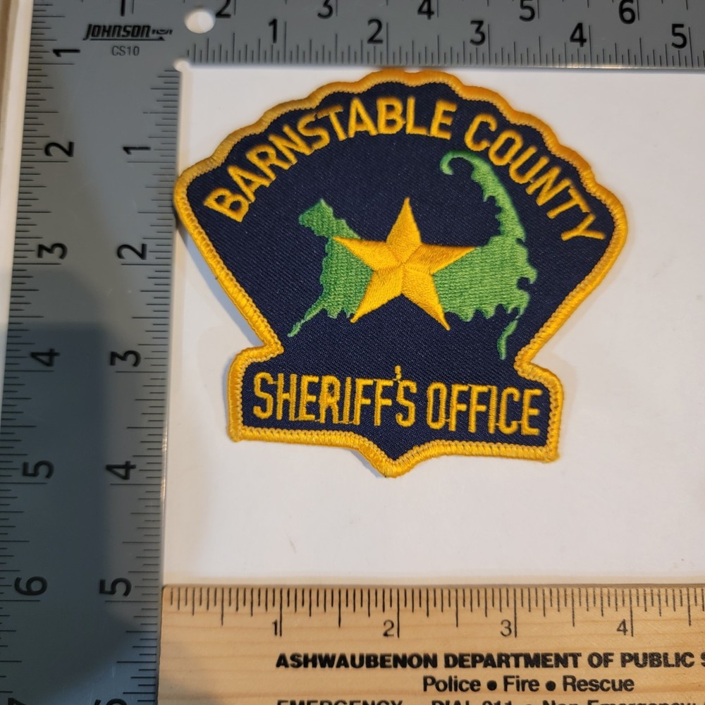 Bin1 b9 patch police Massachusetts Barnstable  Sheriff Sheriff's Office