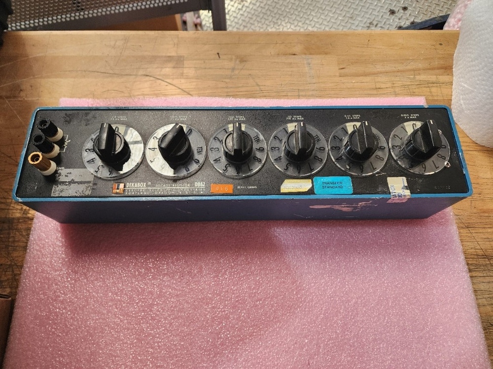 ESI DB62 DEKABOX Decade Resistor Untested