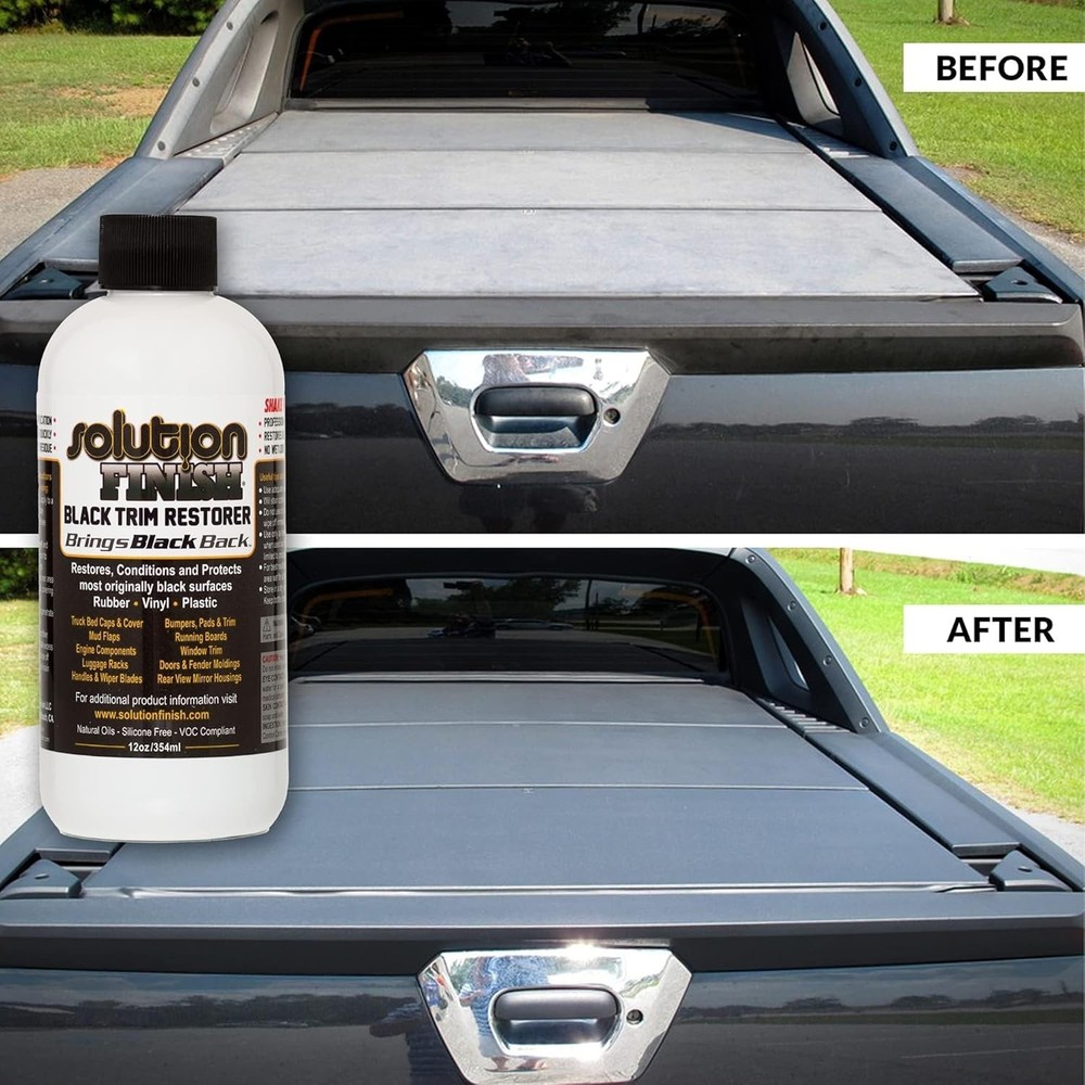 Solution Finish Black Trim Restorer 12oz – Plastic & Vinyl