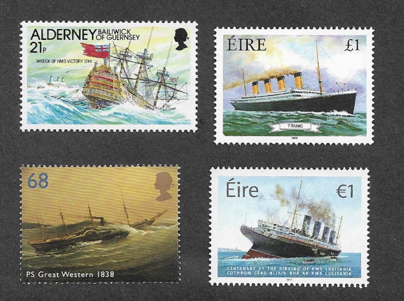 Famous Ships mnh  selection Transport