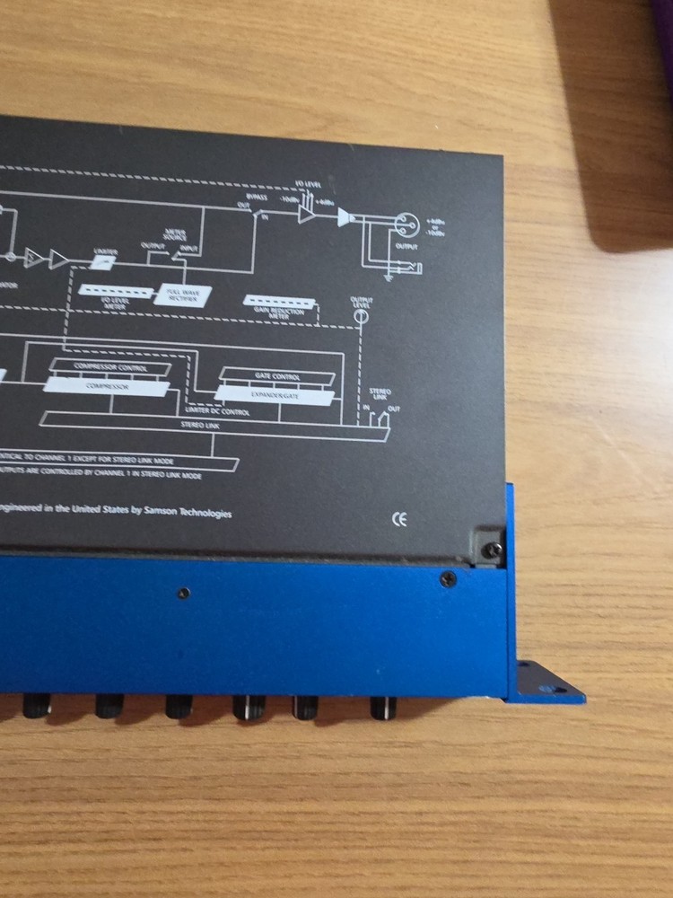 Samson S-Com Plus Stereo Compressor/Limiter 4-Channel Dynamics S Com, READ