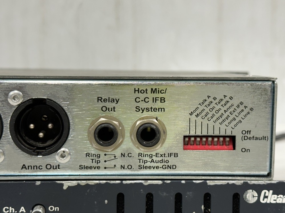 Clear-Com Main Station 2CH MS-702 #1203-4 (One)THS