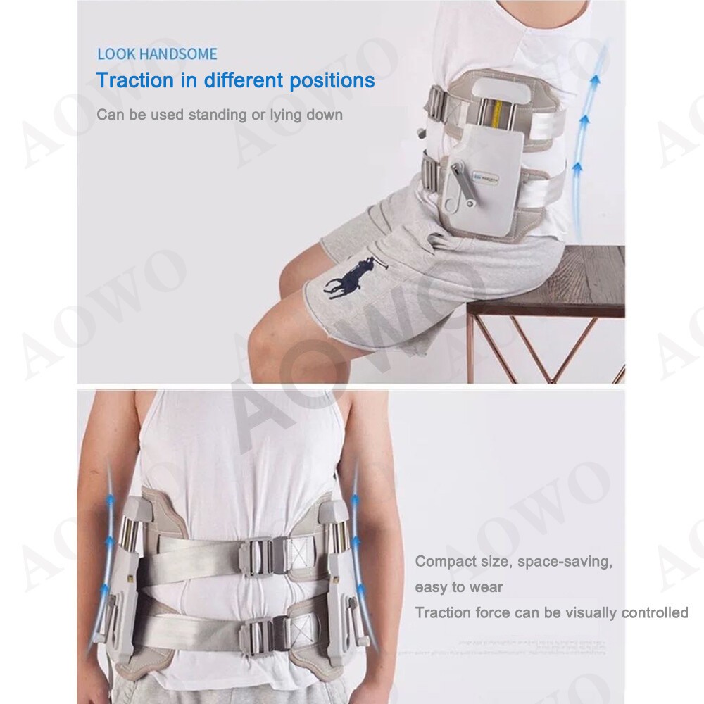 Spinal Decompression Belt, Lumbar Traction Device for Lower Back Support