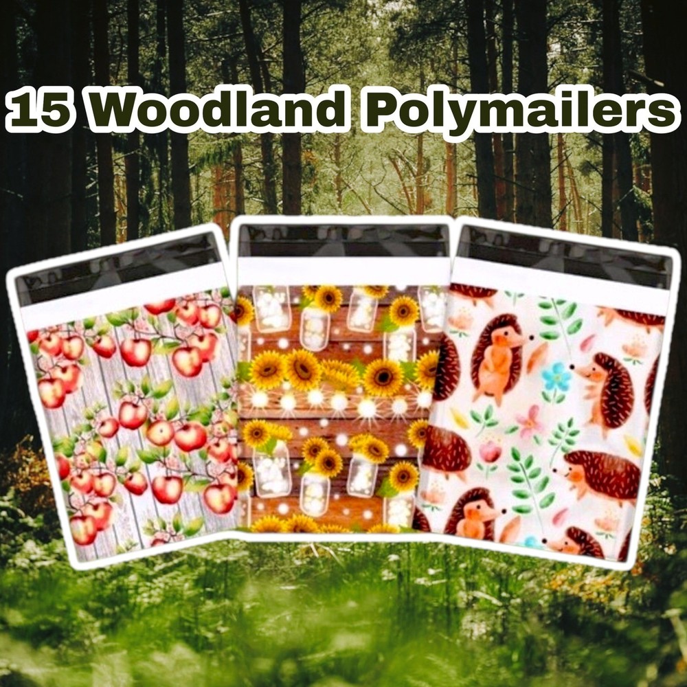 15 Forest 10x13 Poly Mailers