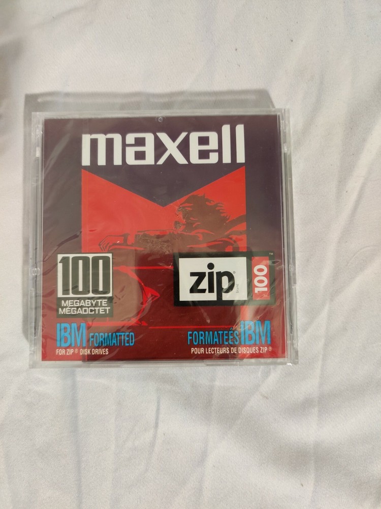 Maxell Zip 100mb  Ibm Formatted