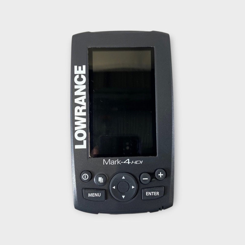 Lowrance - Mark-4 HDI - Grayscale Chartplotter/Fishfinder - Tested/Updated!