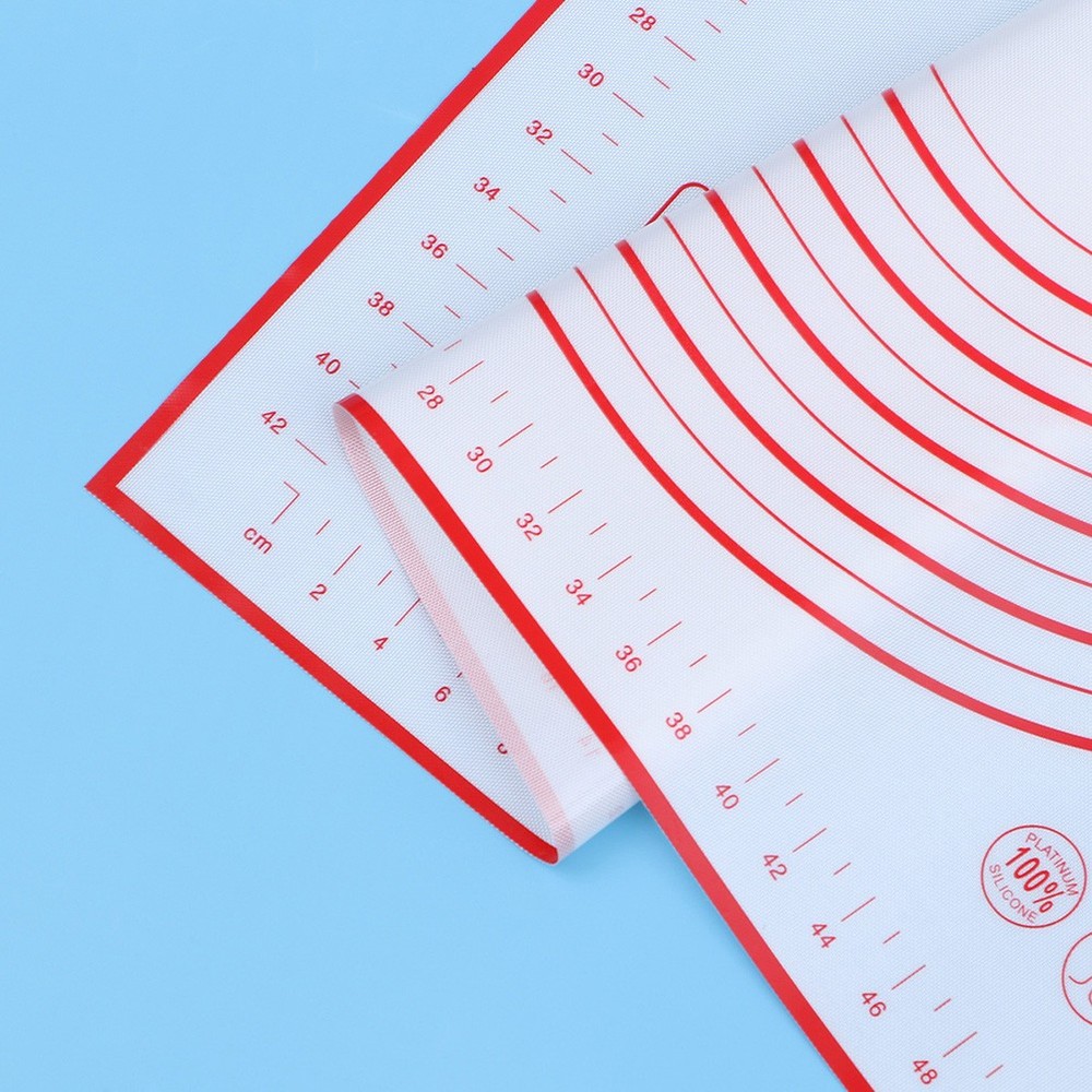 Non-Stick Baking Surface Silicone Dough Rolling Mat Pastry Thick Kitchen Tools