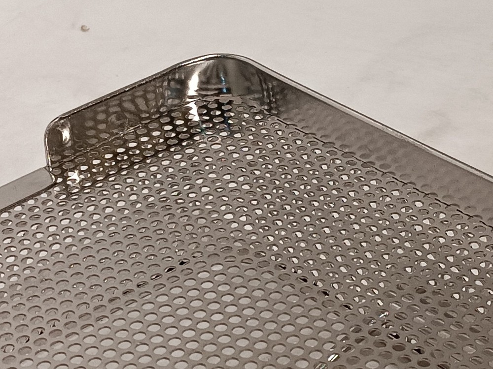3 Round 7.25" Universal Metal Filter Retention Plates & Sterilization Container