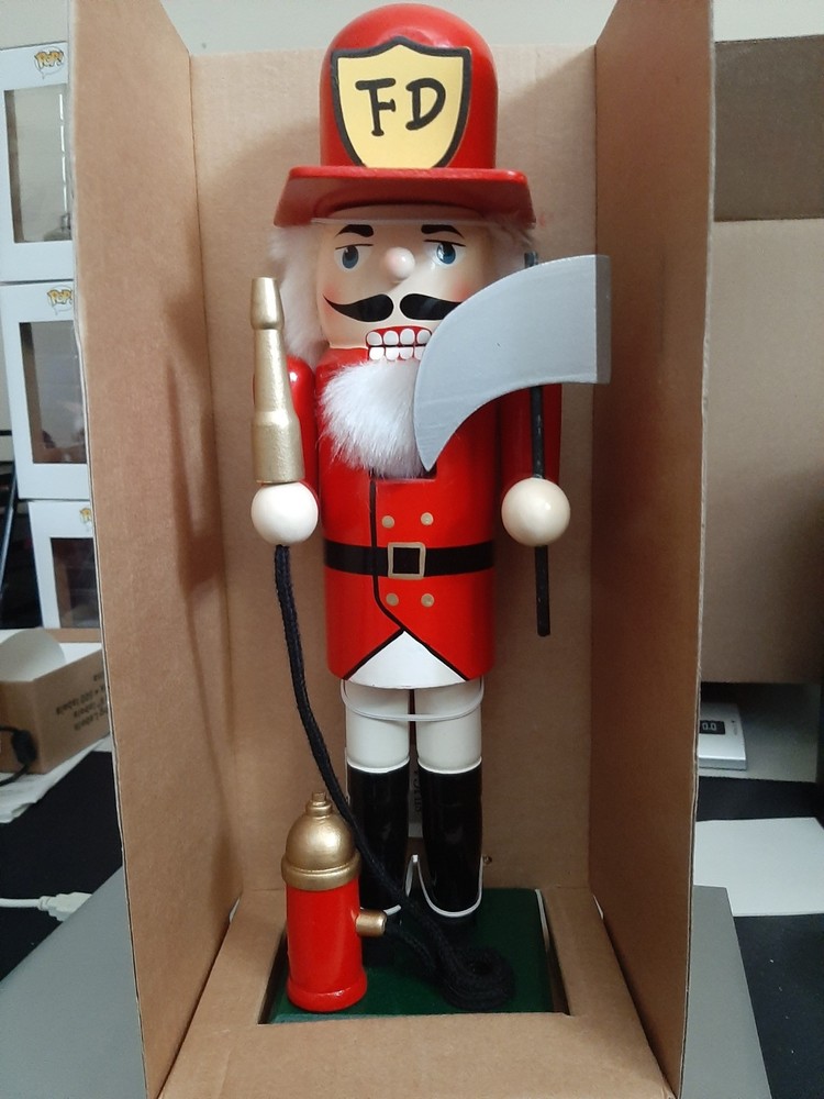 jc penney home collection fireman nutcracker