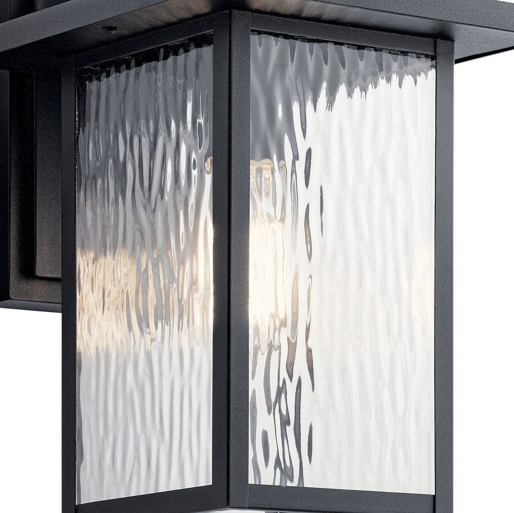 1 light Medium Outdoor Wall Lantern - with Transitional inspirations - 13.25