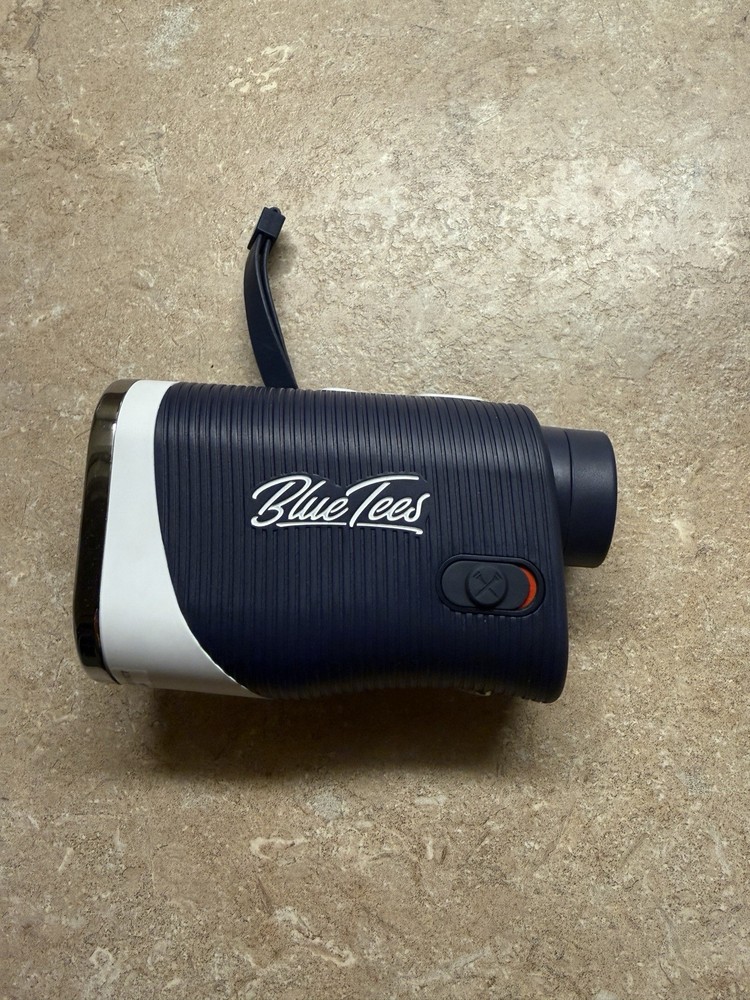 Blue Tees 3 Max Golf Laser Rangefinder Slope Switch Technology Blue/Silver