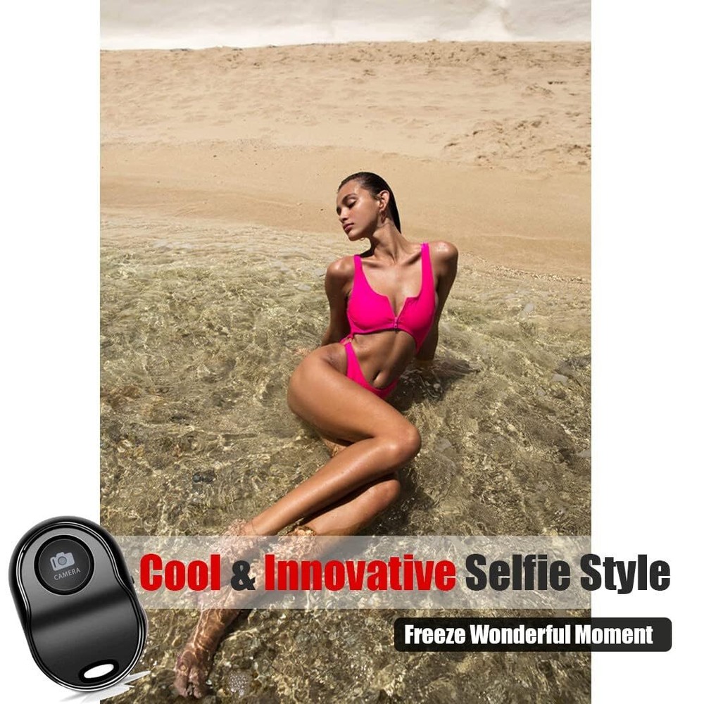 Upgraded Bluetooth 5.0 Remote Shutter for iPhone & Android Camera Wireless