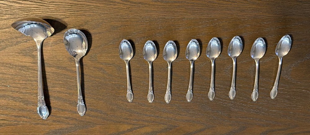 Rogers Oneida Park Lane Chatelaine 69 Piece Silverplate Flatware Service For 11+