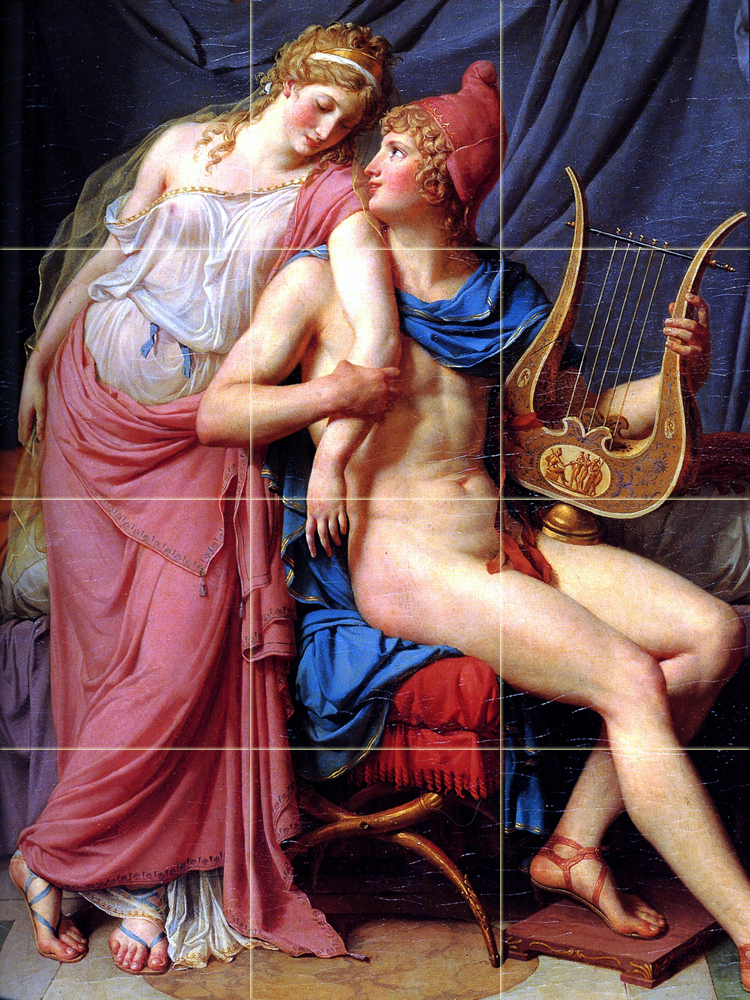Art Nude Paris David Mural Ceramic Backsplash Bath Tile #1832