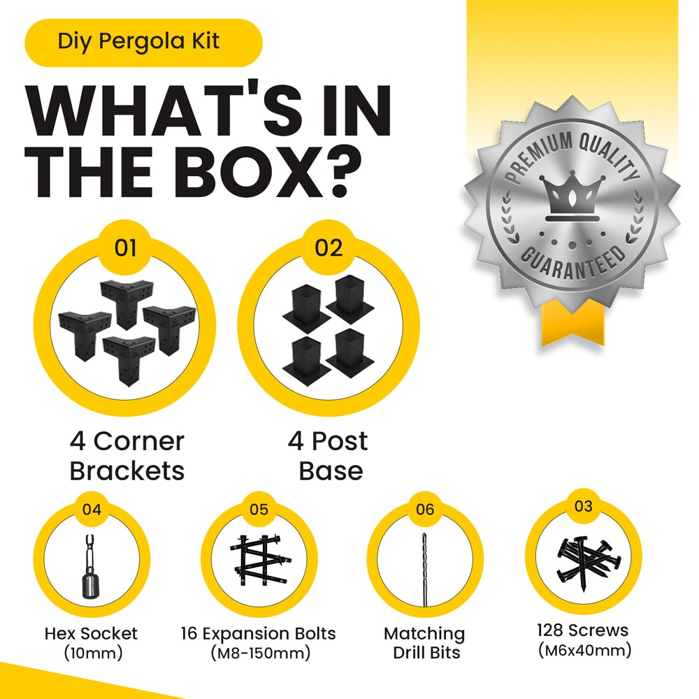 EZ Shades Pergola Bracket Kit